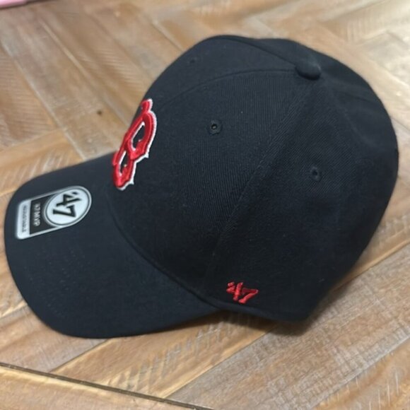 47 Boston Red Sox MLB On Field MVP Primary Replica Navy Blue Adjustable Hat Cap - Picture 8 of 8